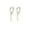 B-18K Gold, variant on Solid 925 Sterling Silver Bar Drop Hoop Earrings for Women Teens Minimalist Bar Hoop Earrings Huggie