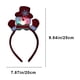 thumbnail image 3 of Diadema navideña iluminada con diseños de Papá Noel, muñeco de nieve, oso y ciervo | Diadema LED festiva para adultos y niños | Accesorio para fiestas navideñas, 3 of 5
