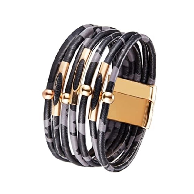 Minnieouse Pulseras Pendientes Estampado de leopardo Colgante atractiva Estilo vintage Buena artesanía Joyería de moda para mujeres niñas Ropa, zapatos y accesorios Miscelánea negro Minnieouse AP010171-02