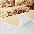 thumbnail image 5 of Homewish Vintage Tribal Cowboy Twin Quilt Set,Southwest Desert Cactus Twin Coverlet Set,2-Piece, 5 of 7