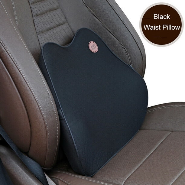 Memory Foam Cushion Lumbar Support Cushion For Car Seat Back Chair Pillow And Neck Support Cushion Walmart Com Walmart Com