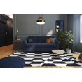 Devon Sleeper Sofa with certified Memory Foam Mattress, Blue Linen