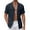 Navy, variant on Kovlvoll Mens Short Sleeve Button down Shirts Cotton Linen Casual Lapel Collared Beach Shirt Summer Tops