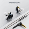 thumbnail image 4 of Auriculares intraurales BASN Triple Driver IEM Payne's Gray, 4 of 7