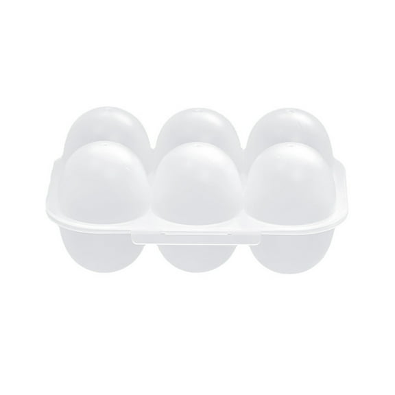 Eggs Holder 6 Grid Eggs Storage Container with Fixed Handle Plastic Eggs Storage Box Outdoor Camping Eggs Carriers