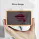 thumbnail image 4 of Smart Digital Alarm Clock For Kid Bedroom,battery Led Display Desk Clocks 12/24h With Time Temperature Humidity,green, 4 of 5