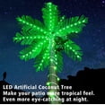 thumbnail image 5 of ZXNYH 5FT LED Lighted Palm Tree with Coconuts Outdoor Artificial Palm Tree Prelit Christmas Tree Tropical Palm Tree Lights for Home Patio Pool Hawaiian Luau Jungle Party Tiki Bar Indoor Decoration, 5 of 6