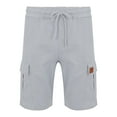 thumbnail image 4 of Ramiter Men'S Shorts Men Spring Summer Short Pant Leisure Vacation Party Beach Pant Trouser Hawaii Print LaceUp Loose Short Grey,3XL, 4 of 4
