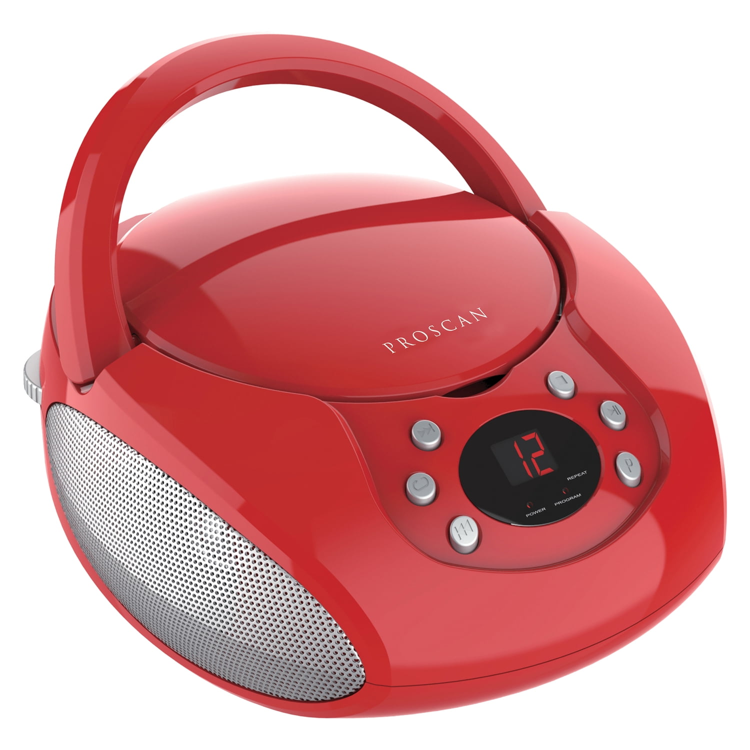 Proscan CD/Radio Boom Box (Red), PRCD261-REDPT