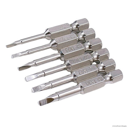 

6PCS Triangle Head Securi Screriver Tool Triangular For Bit Toys 1/4 50Mm