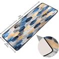 thumbnail image 2 of Dreamtimes Gold Foil Geometric Pattern Hallway Runner Rug 2'x6' Kitchen Rug with Rubber Backing Gray Marble Non Slip Entryway Rug Runner Washable Soft Area Rug for Hallway Bedroom Kitchen Decor, 2 of 6