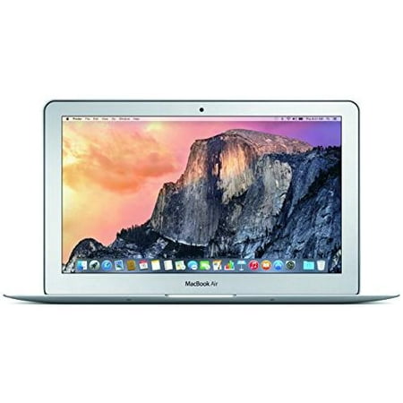 Restored Apple MacBook Air Laptop 11.6", Intel Core-i5, Intel HD Graphics 6000, 128GB SSD Storage, 4GB RAM, Mac OS X Yosemite, MJVM2LL/A (Refurbished)