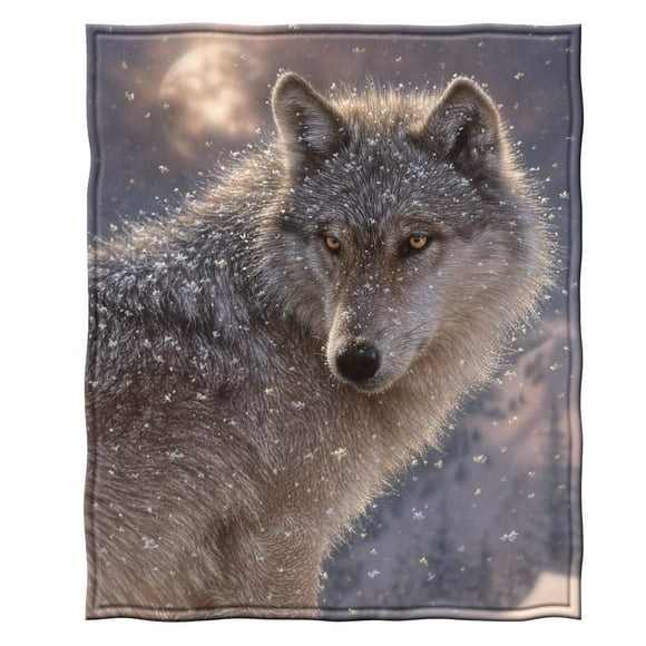 Wolf Print Blankets