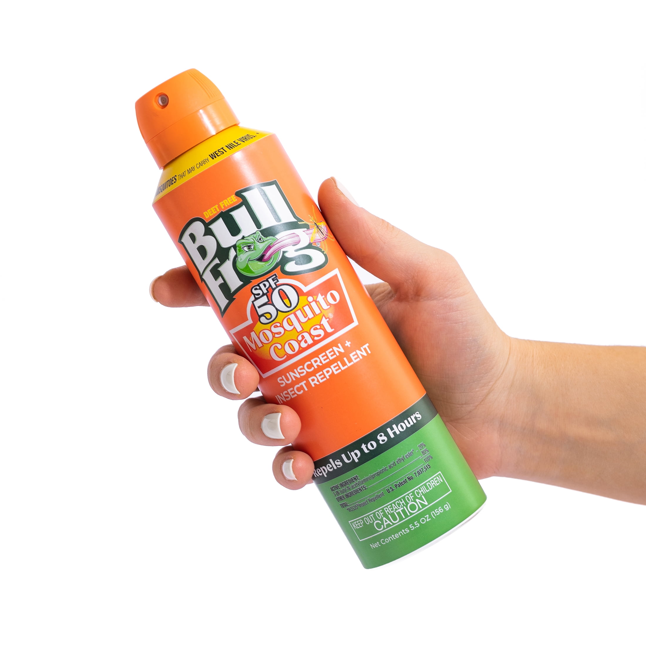 Bullfrog Mosquito Coast SPF50 Continuous Spray 5.5oz
