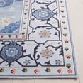 thumbnail image 4 of Safavieh Tucson Nazca Oriental Machine Washable Runner Rug, Aqua/Light Blue, 2'6" x 8', 4 of 11