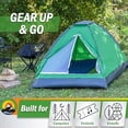 thumbnail image 6 of 2-Person Dome Tent – Easy Set Up Shelter with Rain Fly and Carrying Bag for Camping, 6 of 8