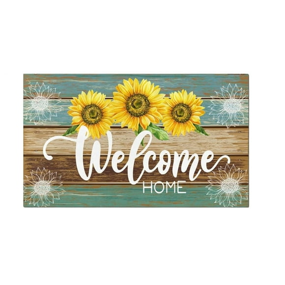 B Entrance Door Mats Room Door Mats Easy To Care Durable Polyester Fabric Non Slip Base For Home Office Decor Color B