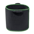 thumbnail image 2 of Black Grow Bags 20 Gallon Heavy Duty Non Woven Cloth Planting Ponches Barrel Shape Flower Pot, 2 of 7