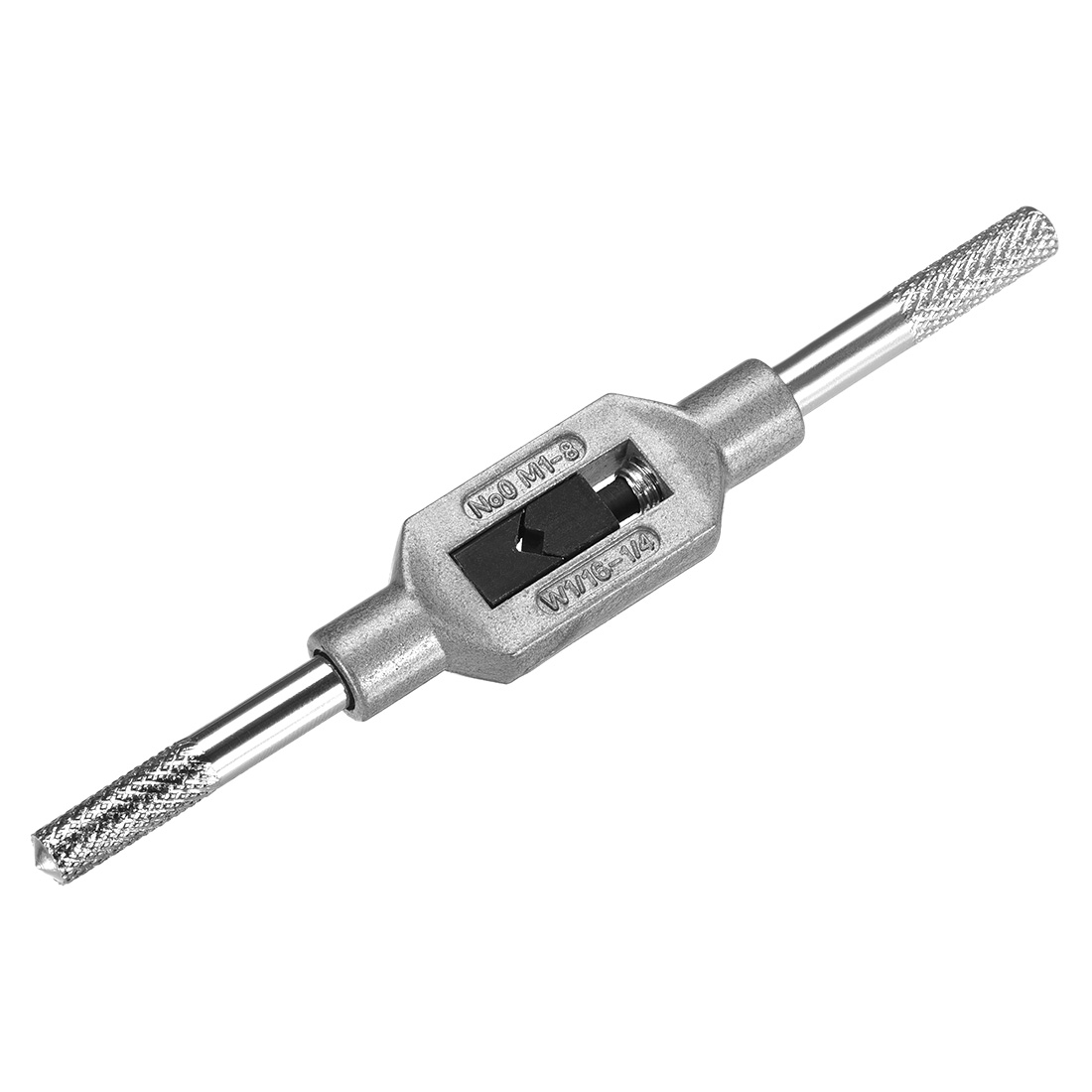 Uxcell Metric M1-M8 1/16" - 1/4" (UNC/UNF) Adjustable Tap Wrench Handle Nickel Plated 2 Pack - image 4 of 6