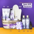 thumbnail image 3 of Bath Gift Sets for Women, 11pcs Lavender Spa Baskets Gift Kits, Relaxing Valentines Day Birthday Gifts for Mom Her, 3 of 7