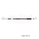 thumbnail image 2 of Cable Chicote Freno Trasero Izquierdo Compatible Con Nissan 720 Pick Up 2.4L 1990 1991 1992 1993 1994 Tambor CAHSA Cable Chicote Acelerador, 2 of 6