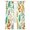 Red, variant on Spring Botanical Sheer Curtains 96 Inch Length 2 Panels Set Window Treatments, Watercolor Leaves Floral Rustic Cream Rod Pocket Semi Curtains for Living Room/Bedroom/Kitchen Décor, 104"W x 96"L