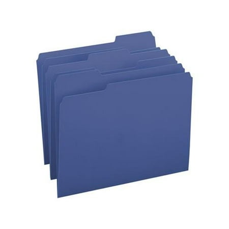 Navy Blue Film - Smead 13193 Navy Blue Colored File Folders SMD13193