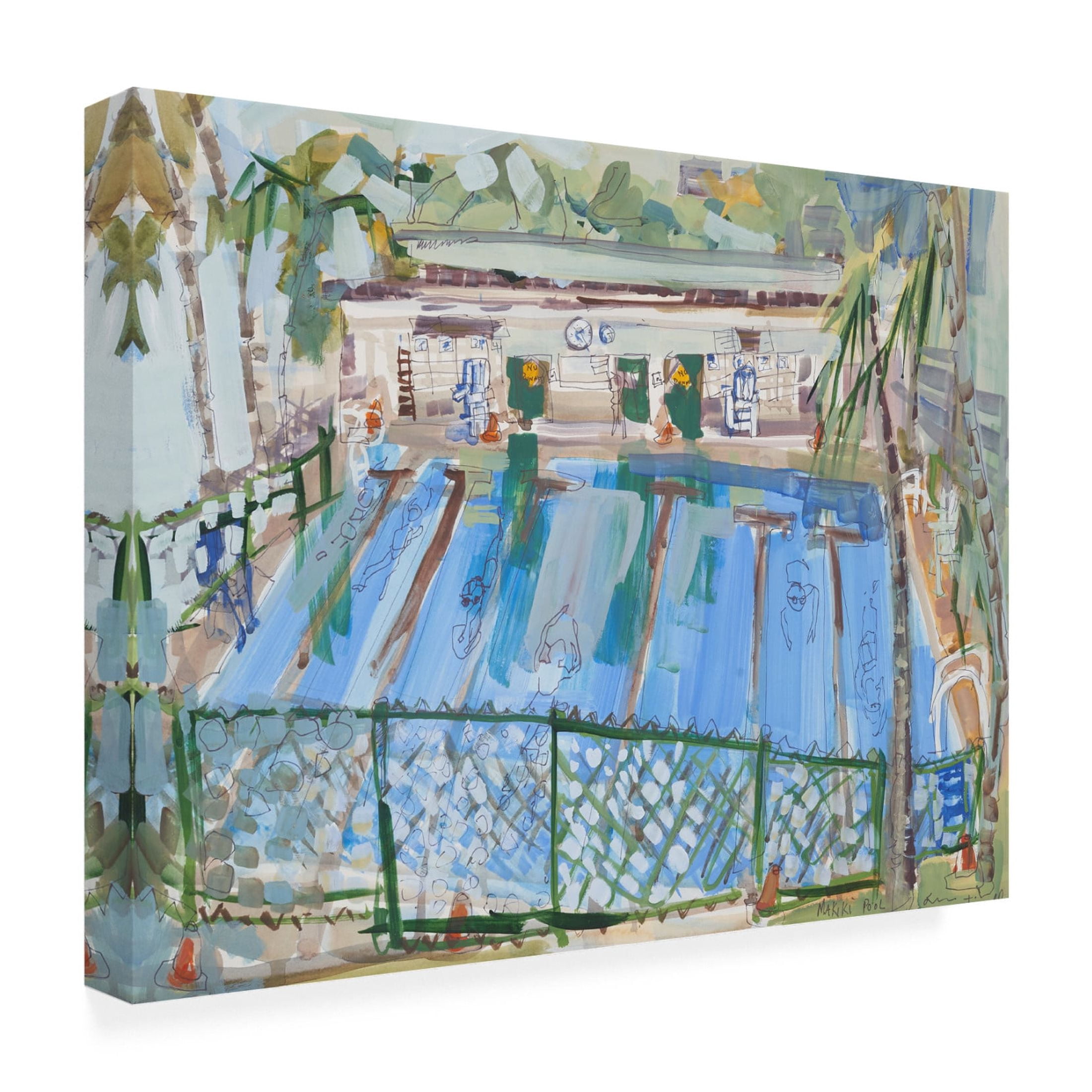 Canvas Wall Art - Erin McGee Ferrell 'Hawaii I' Wall Art for Living Room, Bedroom, or Office Décor by Trademark Fine Art - 32 x 24 Inches
