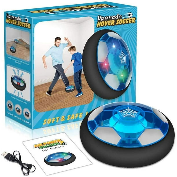 Air Power Football, Jouet Enfant Ballon de Foot Rechargeable avec LED  Lumière Hover Soccer Ball Cadeau