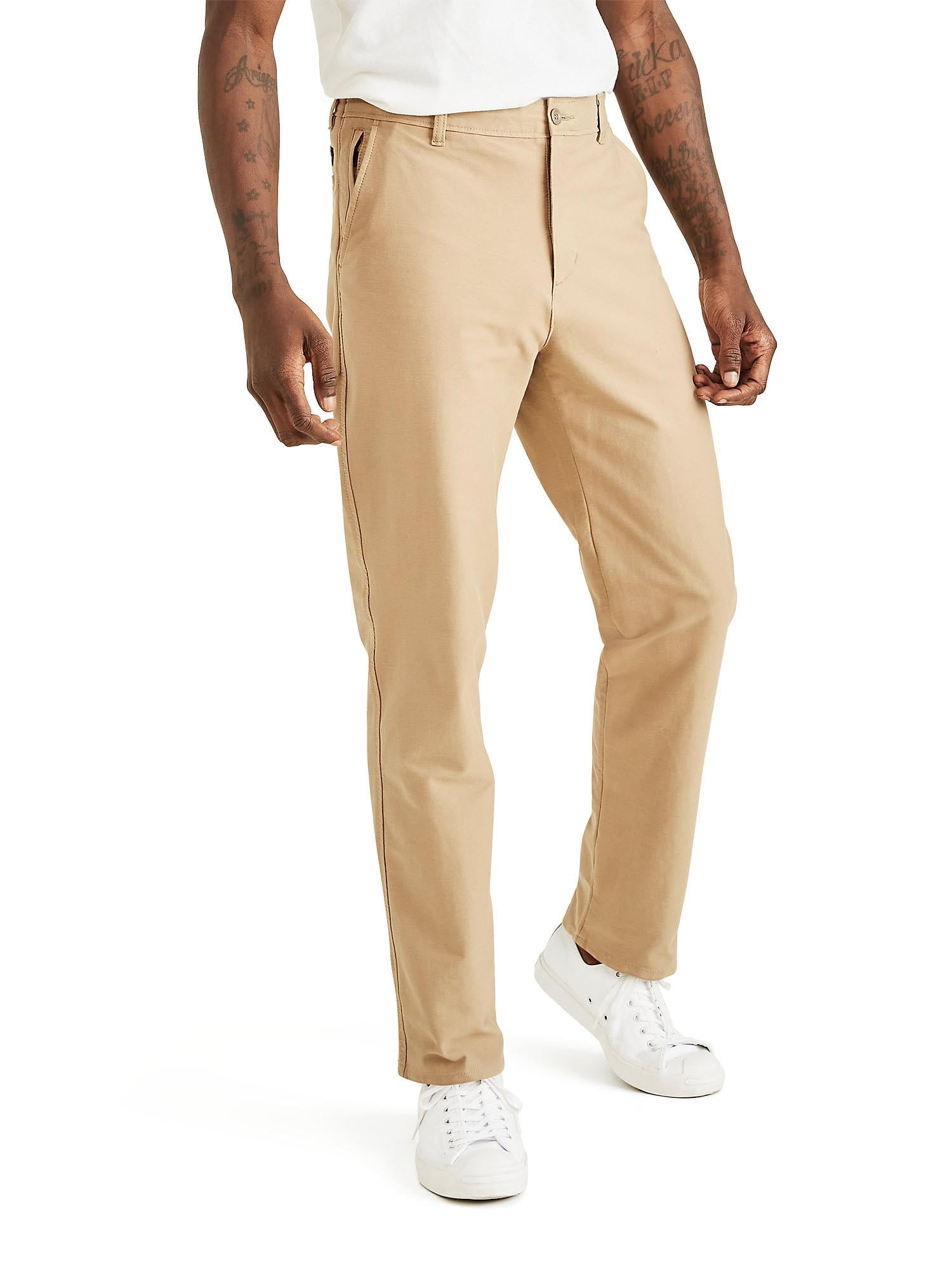 Werkloos Wereldwijd Wanten Dockers Men's Straight Fit Smart 360 Knit Comfort Knit Chino Pants -  Walmart.com