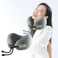 thumbnail image 1 of Travel Neck Pillow For Airplane Sleep With Ergonomic Support Practical For Camping And Travel, 1 of 6