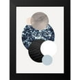 thumbnail image 2 of Design Fabrikken 18x24 Black Modern Framed Museum Art Print Titled - Circles 2, 2 of 5