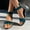Green, variant on Aueoeo Sandals For Womens Fashion Wedge Shoes Comfortable Dressy Sandals Summer Open Toe One Strap Sandals