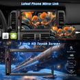 thumbnail image 4 of Sistema multimedia CarPlay de doble DIN: Receptor estéreo para automóvil con pantalla táctil de 7 pulgadas - Radio para automóvil Bluetooth Android con cámara de respaldo Mirror Link AM FM USB SD AUX, 4 of 5