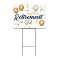thumbnail image 1 of Happy Retirement (18" x 24") Yard Sign, Includes Metal Step Stake, 1 of 6