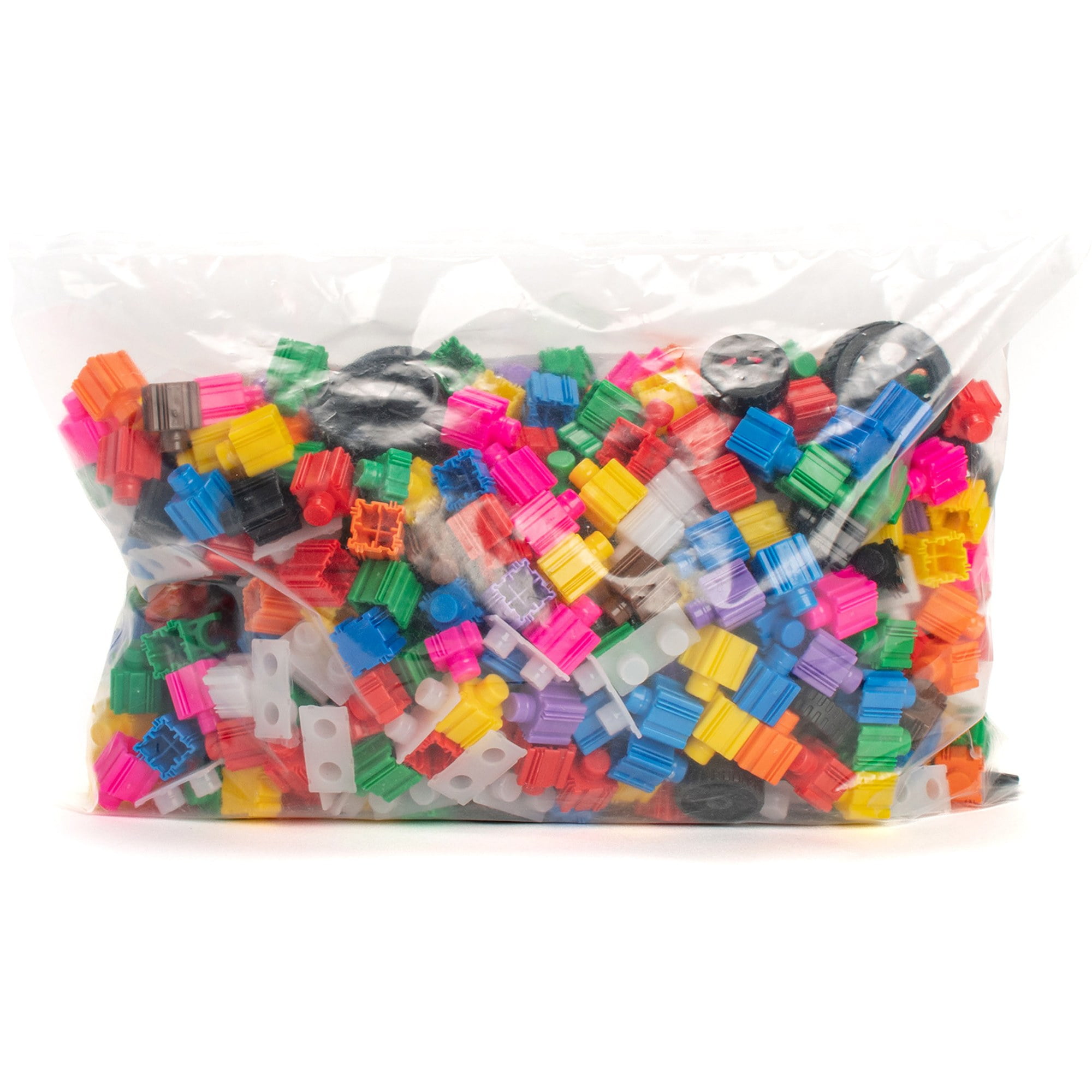 Snapo: Epic Builder's Kit - 550 pcs - Colorful Blocks & Wheels, Connect On All 6 Sides, 3D Building Toy, Snap-Slide-Rotate, Construction, Kids Ages 3+