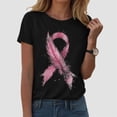 thumbnail image 2 of T-Shirts pour Femmes Été Manches Courtes Hauts Graphiques Mode Décontractée T-Shirts Confortables à Porter Tous les Jours, 2 of 4