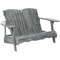 thumbnail image 3 of Safavieh Hantom Indoor/Outdoor Double Adirondack Bench, 3 of 6