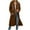 Brown Coat for Winter, variant on XPMWRP Women's Solid Color Long Fleece Quilted Hoodies Loose Fit Oversized Zip Up Coat with Double Pocket Casual Warm Winter Jackets Brown L