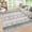 Green/Beige, variant on Nanan 10'x13' Area Rug, Machine Washable Floral Stripe Hallway Rug, Non-Slip Low Pile Kitchen Rug, Stain Resistant & Easy Clean, for Living Room, Dining Room, Green/Pink