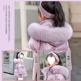 thumbnail image 4 of Cinnamoroll Kuromi Sanrioed Anime Winter Coats Princess Girls Kids Kawaii Parkas Jacket Down Coat Clothes Kids Clothing for Girl, 4 of 5