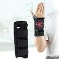 thumbnail image 4 of Graflsoa Adjustable Aluminum-Enhanced Wrist Brace with Magic Strap for Joint Support, Grey, Size S, Right Hand, 4 of 6
