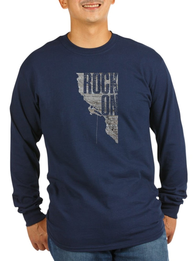 Rock Climbing Graphic Tee Long Sleeve 
