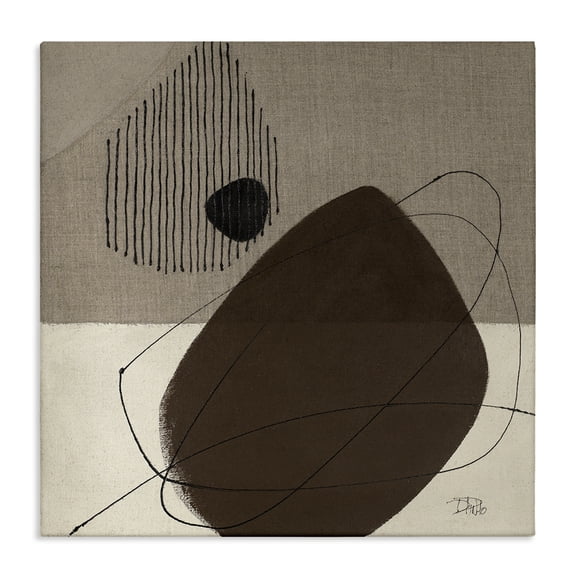 Stupell Industries Modern Hidden Lines Abstraction Canvas Art, 17 x 17, by Patricia Pinto