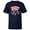 Navy, variant on Disney Mickey and Minnie Always Moving - Short Sleeve T-Shirt for Kids - Customized-White