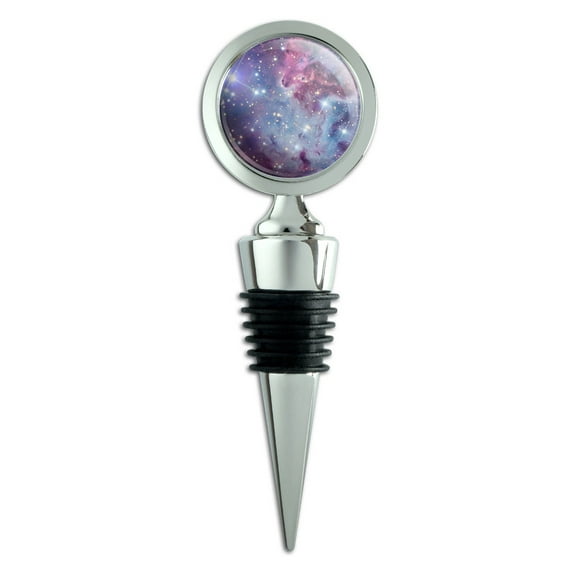 Fox Fur Nebula Galaxy Space Wine Bottle Stopper