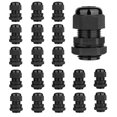 thumbnail image 1 of Ampele, paquete de 20 prensaestopas Npt de 1/2 pulgadas, impermeables, ajustables, 6-12 mm/0,24-0,47 pulgadas, juntas de prensaestopas de nailon con juntas (paquete de 20 de 1/2 pulgadas), 1 of 1