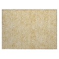 thumbnail image 2 of Addison Rugs Chantille Indoor/Outdoor Transitional Swirls Gold Washable Rectangle Rug, 1'8" x 2'6", 2 of 6