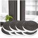 thumbnail image 5 of Aislamiento de espuma de alta densidad personalizable y flexible para puertas y ventanas, cinta de espuma insonorizada con sellado hermético, 8 piezas adaptables y cortables para uso industrial en el, 5 of 5