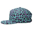 thumbnail image 3 of Unisex Leopard Print Flat Brim Snapback Hat - Adjustable Streetwear Cap with Full Panel Design for Men & Women, 3 of 6